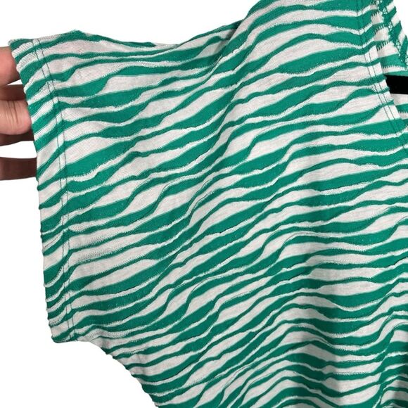 Kim & Cami LA Women’s Dolman Sleeve Wavy Stripe Shirt Size Large NWOT MSRP $49 - Picture 2 of 7
